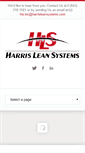 Mobile Screenshot of harrisleansystems.com